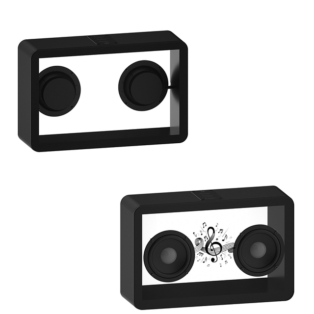 10W Wireless Blue Tooth Audio Sound Style Plug-in Small Speaker Transparent Cell Phone Blue Tooth Mobile Phone Speaker