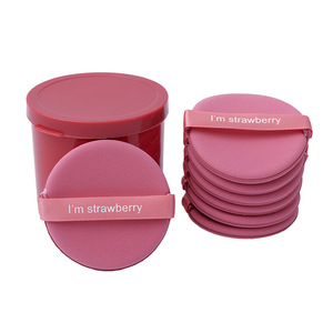 <b>Small</b> cylinder air <b>cushion</b> puff fruit pie puff double-sided air <b>cushion</b> puff pineapple pie egg yolk pie puff - Product Image 3