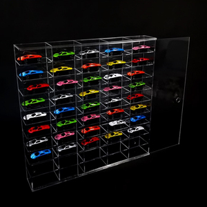 Akrilik vitrin 18 bölmeler temizle vitrin organizatör 6 katlı Matchbox ekran kabine için bebekler Trendy - Product Image 1