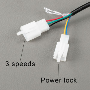 थोक इलेक्ट्रिक बाइक सहायक उपकरण 3 गियर इलेक्ट्रिक साइकिल स्विच बटन तीन स्पीड रॉकर स्विच इग्निशन स्विच कुंजी के साथ - Product Image 6