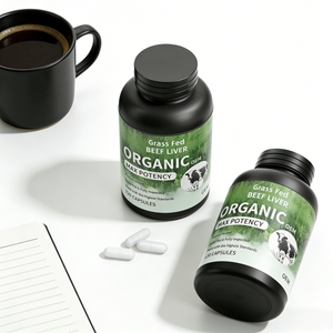 Cápsulas de Hígado de Res Halal OEM de China, Mejoran la Inmunidad, 60 Cápsulas, Alimentadas con Pasto, para Adultos - Product Image 3