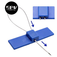 Sceau électronique anti-effraction en fil d'acier avec puce RFID UHF UCODE pour la gestion de la sécurité du transport de conteneurs dans les mines de charbon