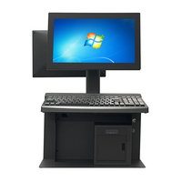 Caisse enregistreuse de supermarché, système de point de vente tout-en-un Windows 10, I3/i5, 4G/8G/16G RAM, SSD 128 Go (64 Go/256 Go/512 Go)