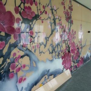 Verre trempé ultra-transparent, <span class=keywords><strong>vitrail</strong></span> pour usage hôtelier, design en <span class=keywords><strong>relief</strong></span> sculpté - Product Image 2