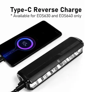 自行车灯前1200流明自行车灯EOS630 4000毫安防水手电筒u盘充电MTB公路自行车灯 - Product Image 3