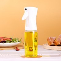 Botella pulverizadora de aceite de oliva y vinagre para cocina, repostería y barbacoa, dispensador de aceite de 220 ml