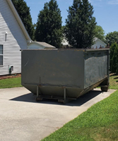 Autbound Industrial Roll off Dumpster 20 Yard Metal Garbage Container Paint Sprayed Surface 1 an de garantie pour une manipulation facile