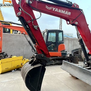 รถขุดขนาดเล็กยี่ห้อ YANMAR VIO55 5.5 ตัน แบบไม่มีส่วนท้ายยื่นออกมา นำเข้าจากญี่ปุ่นแท้ ระบบไฮดรอลิก เหมาะสำหรับงานบำรุงรักษาในเขตเทศบาล - Product Image 4