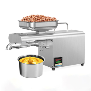 เครื่องกดน้ำมันถั่วลิสงแบบอัตโนมัติ สแตนเลส 304 สำหรับใช้ในบ้าน - Product Image 1