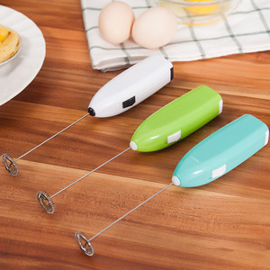Electric <b>Egg</b> Beater Mini Mixer <b>Plastic</b> Housing Wire Whip For Baking Coffee Mixing - Product Image 2