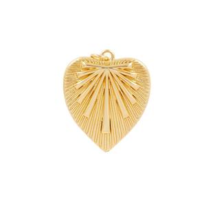 P273 Nouvelle Tendance PVD Plaqué Or 18K Laiton Forme Cœur Feuille Zircon Cristal Rétention de Couleur Pendentif Breloques Bijoux DIY <span class=keywords><strong>pour</strong></span> Femme - Product Image 6