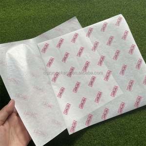 Emballage de biscuits personnalisé avec logo imprimé, papier alimentaire de qualité alimentaire, papier ciré pour boucher, papier résistant à la graisse pour hamburgers, papier d'emballage pour viande de charcuterie, papier sandwich enduit de PE - Product Image 3