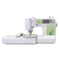 Machine à broder informatisée JK890B pour usage domestique, automatique avec prise en charge USB, 75 motifs de broderie pour la couture et l'usage industriel
