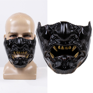 Maschera in Lattice per Cosplay <span class=keywords><strong>Ghost</strong></span> <span class=keywords><strong>of</strong></span> Tsushima, Accessorio per Costume di Halloween, Maschera Spaventosa per Feste a Tema - Product Image 5