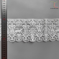 Lampe liturgique et ecclésiastique Saint-Esprit de 12 cm, dentelle mariale IHS à bobine, bordure en dentelle pour l'église, pour nappe d'autel