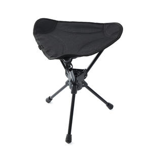 Chaise pliante en alliage d'aluminium rotative à 360° pour l'extérieur, chaise portable ultralégère pour la pêche, le camping et la montagne - Product Image 5