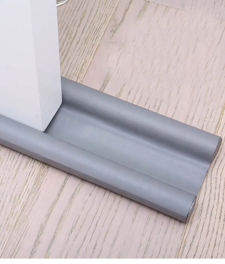 High Quality Strip Double Windproof Anti dust Under Door Seal Twin Door Draft Stopper