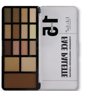 DODOGIRL Silk Powder Eyeshadow palette Makeup 12 color eyeshadow 2 color Highlight 1 Contour High pigment OEM Brown Chocolate