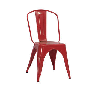Tabourets de bar style industriel en fer, chaises de style ancien pour restaurant extérieur, café, usage domestique, chaises décontractées avec dossier. - Product Image 2