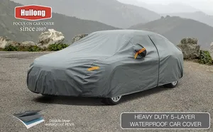 Non-Woven All Weather Car Cover Waterproof UV Protection Universal Car Cover