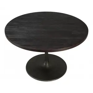 Table à manger en bois massif en pierre moderne, petite cuisine ronde, style nordique, pour Table à manger, bon marché, compacte importés, appartement, bois