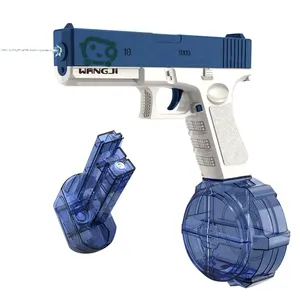 Venta caliente verano pistola de agua juguetes Unisex de alta presión de disparo automático pistola de agua eléctrica de plástico
