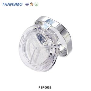 กล่องแป้งเปล่า กล่องแป้งสีขาว กล่องใส่บลัชออนแบบกำหนดโลโก้ได้  ตลับบลัชออนพลาสติกสีดำ - Product Image 3