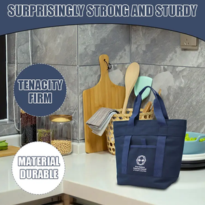 Hochwertige, individuell bedruckbare, nicht gewebte Kühltaschen, Picknick-Thermo-Lebensmittel-Strand-Weinkühltasche, isolierte Kühltasche für Mittagessen - Product Image 4