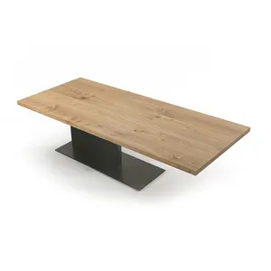 Nórdico madeira maciça jantar mesa criativo designer escritório retangular negociação mesa reunião cozinha pequeno-almoço recanto bar mesa
