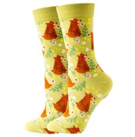 Fox Chaussettes De Mode Chaussettes pour Dames Coloré Coton Personnalisation logo Drôle Nouvelle Tendance Calcetines De Mujer