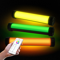 חם מכירות צבעוני RGB LED צינור וידאו תאורה מקצועי סטודיו מצלמה ציוד נטענת led וידאו אור מקל mirgb-06