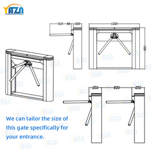 Torniquete Trípode Estético y Colorido para Zonas de Juego y Parques Infantiles, Apertura Rápida de 0.2s, Puerta de 1200mm, para Clubes Sociales y Arcades, OEM Personalizado, Anti-Pellizcos - Product Image 5