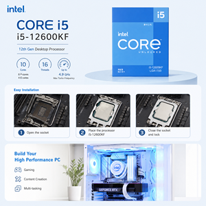 Procesador Intel Core I5-<span class=keywords><strong>12600KF</strong></span> para PC de Escritorio, 12.ª Generación, 10 Núcleos, 16 Subprocesos, 4.9GHz, 20MB, LGA1700, DDR4, <span class=keywords><strong>DDR5</strong></span>, Desbloqueado, en Caja, Nuevo en Stock - Product Image 3