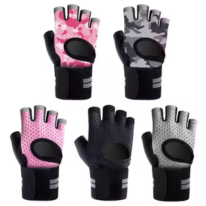 Guantes de gimnasio transpirables de medio dedo para entrenamiento físico Levantamiento de pesas y ciclismo para deportes y entrenamiento - Product Image 1