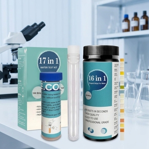 Tiras Reactivas 17 en 1 para Análisis de Agua Potable con Detección de Coliformes y E. coli, Kit de Prueba de Calidad del Agua del Grifo y Pozo para el Hogar - Product Image 1