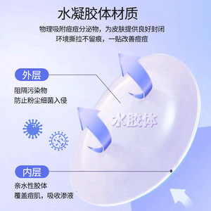 Patchs Hydrocolloïdes Étoilés pour Boutons 40 Pièces Traitement Acné Visage Sans Huile Emballage Individuel - Product Image 2