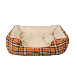 Cama de lujo para perros de proveedor de productos de felpa para mascotas con logotipo personalizado al por mayor del fabricante - Product Image 1