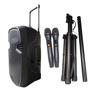 Professional 250W 2-Way PA <b>Speaker</b> System 15" Loud Party <b>Speakers</b> BT TWS Audio Stand Rechargeable Battery Remote Control Active - Product Image 3