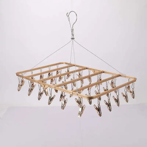 Quality Durable Metal Laundry <strong>Hanger</strong> Space Saving Socks Drying <strong>Hanger</strong> with Clip - Product Image 1