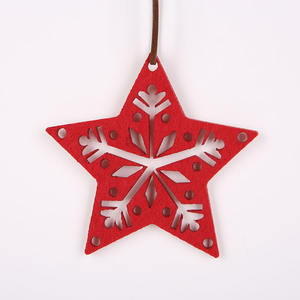 Adorno navideño de fieltro colorido barato al por mayor - Product Image 4