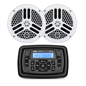<span class=keywords><strong>Autoradio</strong></span> stéréo bt pour <span class=keywords><strong>bateau</strong></span>, lecteur MP3 + haut-parleurs étanches pour camping-Car, vtt, 6.5 pouces - Product Image 1