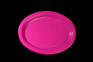 Assiette en plastique jetable PS ovale pour la restauration, les pique-niques, les plats à emporter, échantillon disponible, grossiste OEM/ODM, haute qualité - Product Image 2