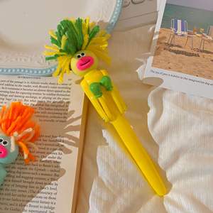 Boks şekli ile eğlenceli nötr kalem 3 renk seçimi ofis öğrenci hediyeler için 1.0mm siyah mürekkep plastikten yapılmış - Product Image 5