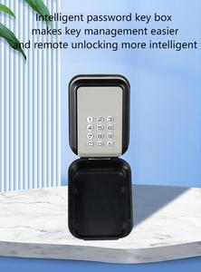 Mới Thông Minh Hộp Chìa Khóa Treo Tường Kỹ Thuật Số Mã An Ninh Khóa Lưu Trữ An Toàn TT Khóa Ứng Dụng Điều Khiển Điện Tử Thép Hộp Khóa - Product Image 5