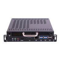 High-Performance Embedded OPS PC Intel Core I3/i5/i7 6-9 Gen H110 DDR4 4GB/8GB RAM 4 USB3.0 +DP M.2 2280 SSD 19V DC Input