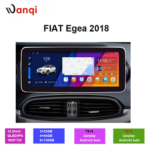 Lecteur DVD <span class=keywords><strong>de</strong></span> voiture 12.3 pouces Android 15 Car GPS Multimedia Navigation pour <span class=keywords><strong>Fiat</strong></span> Egea 2018 Wireless Carplay DSP RDS Dashboard - Product Image 2