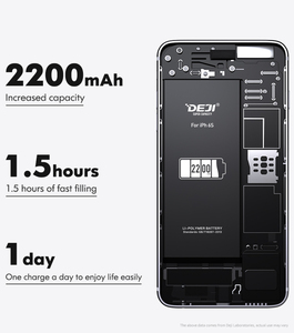 DEJI E CB PSE เครื่องเทศแบตเตอรี่ oem มือถือสําหรับ <span class=keywords><strong>iphone</strong></span> <span class=keywords><strong>6</strong></span> s <span class=keywords><strong>6s</strong></span> พร้อมโลโก้ - Product Image 3