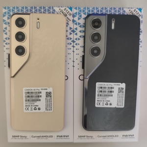 CAMON40Pro ขายดี 512GB 24GB RAM 5G Android 15 Octa Core หน้าจอ AMOLED สแกนลายนิ้วมือ สีทองดำ ผลิตในจีน - Product Image 1