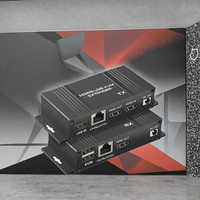 ORIGHT 164FT KVM USB Extender 60M 30M 4K 1080P Ethernet Cat 5e 6 Kabel Mouse Keyboard Audio Video Casing Aluminium Privat