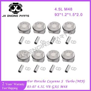 8個入りピストンリングセット 93mm ポルシェ カイエン ターボ 4.5L V8 955/9PA M48.50/M48.00 OE 94810393101用 - Product Image 2